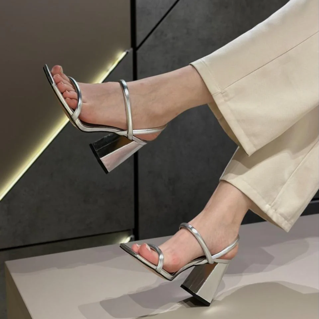 Sleek Strap Heels