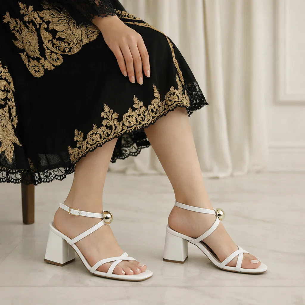 Golden Orb Heels