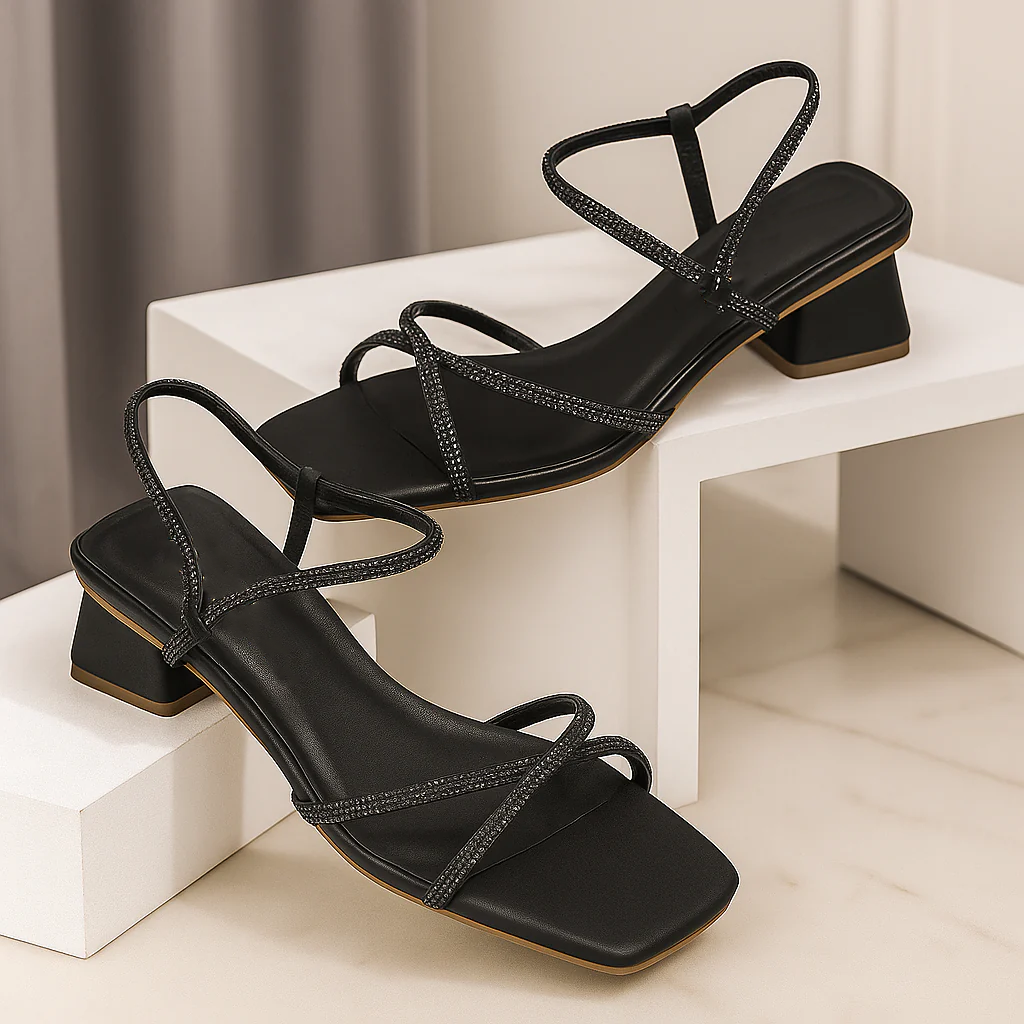 Crystal Loop Heels