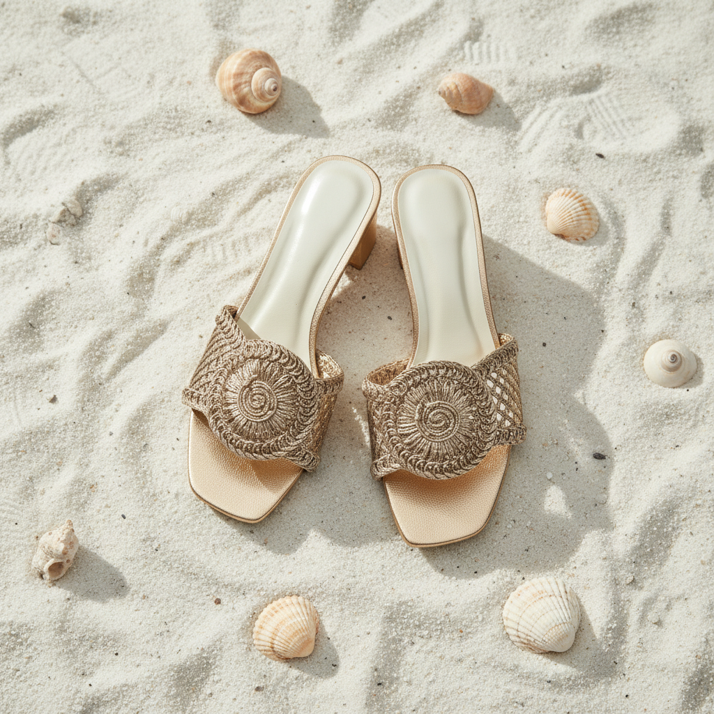 Beach Sand Flat Lay