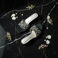 Black Marble Pearl Flat Lay