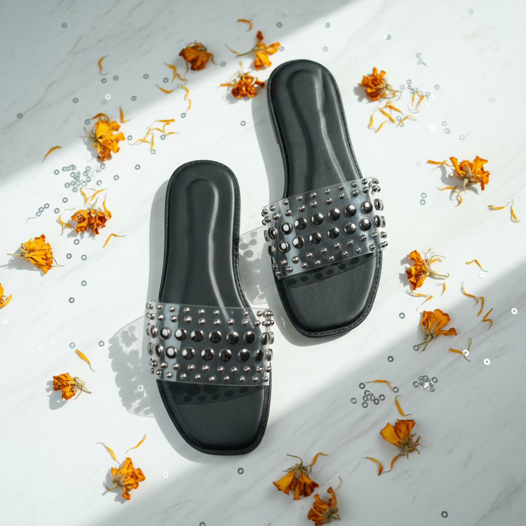Clear Stud Flats