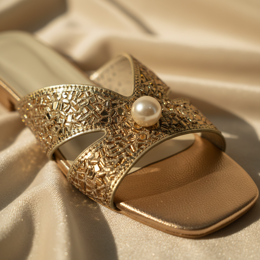 Gold Pearl Flats