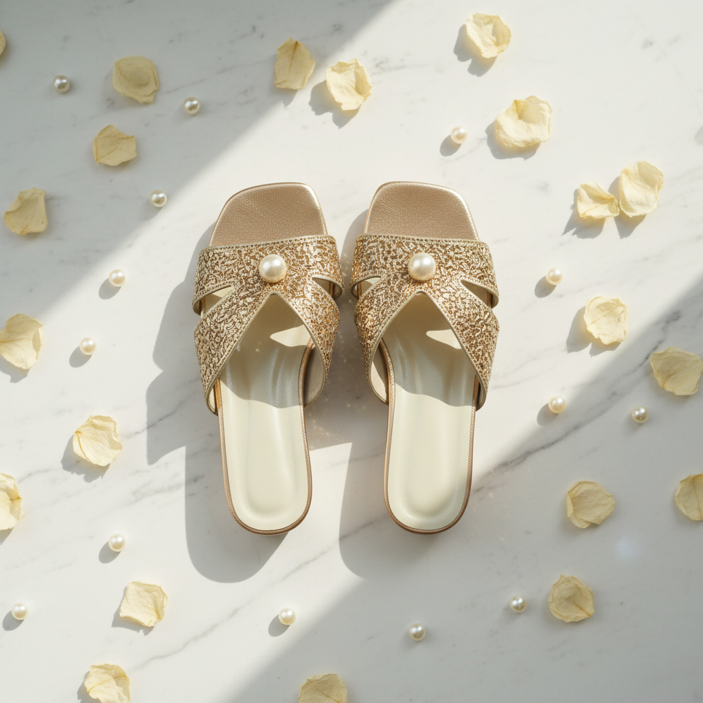 Gold Pearl Flats