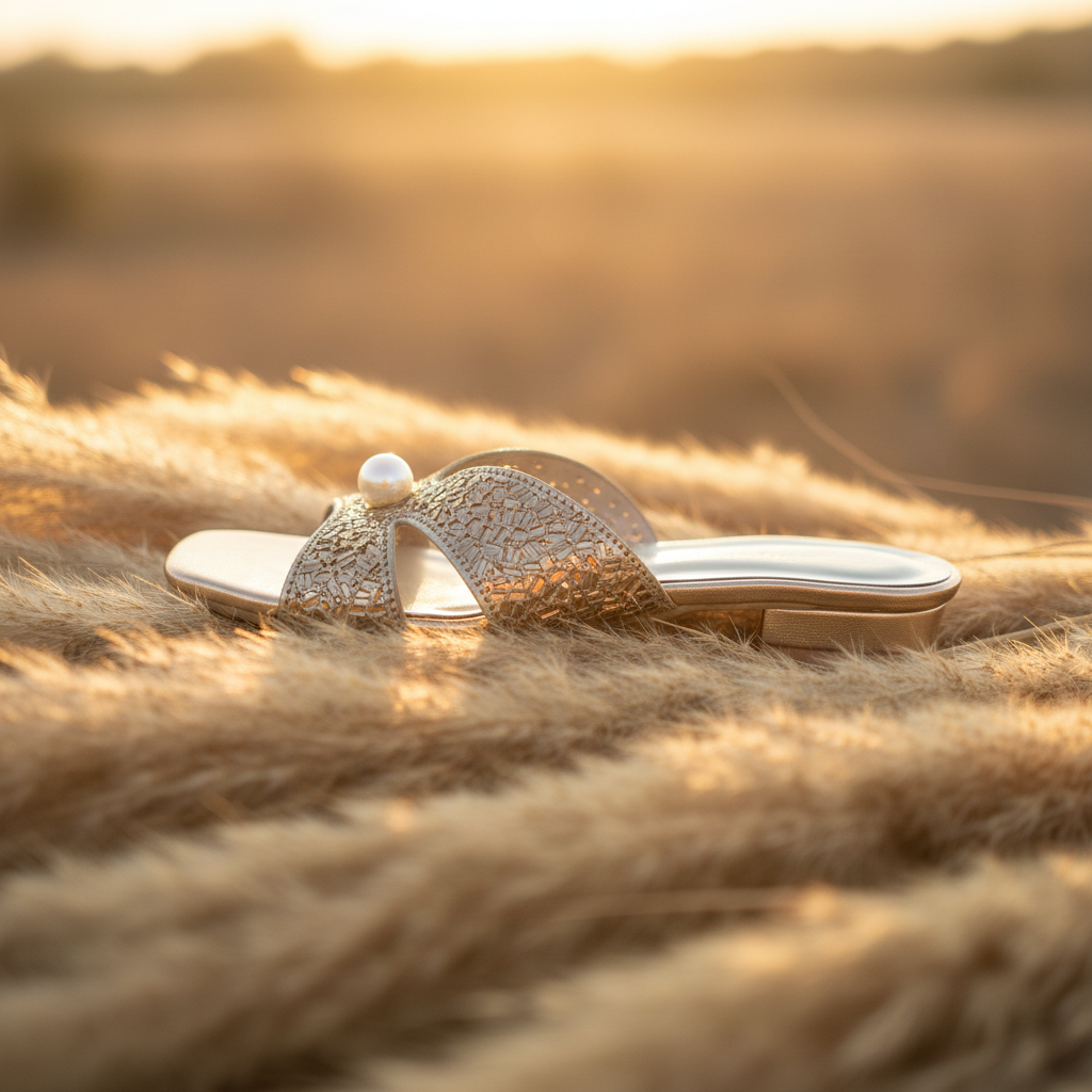 Gold Pearl Flats