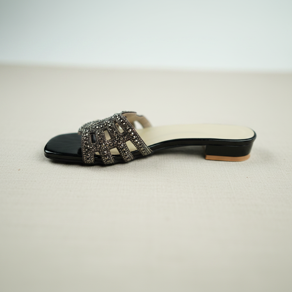 Rhinestone Cage Heels