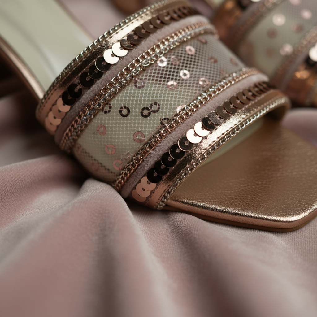 Sequin Detail Closeup